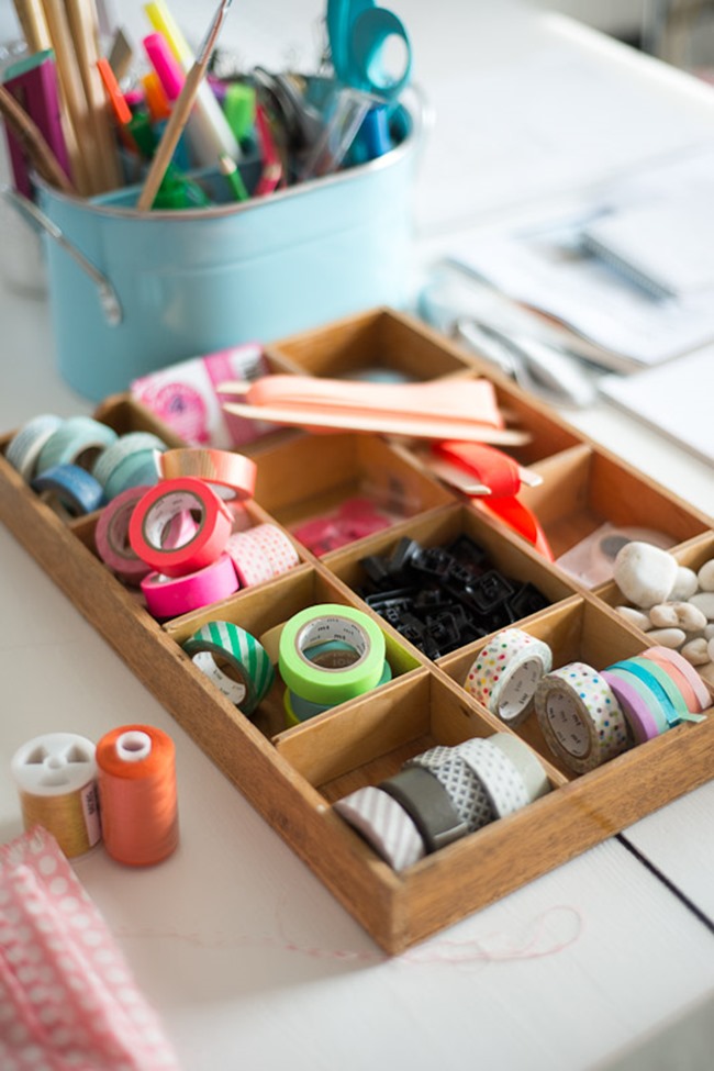 washi tape - organized 1