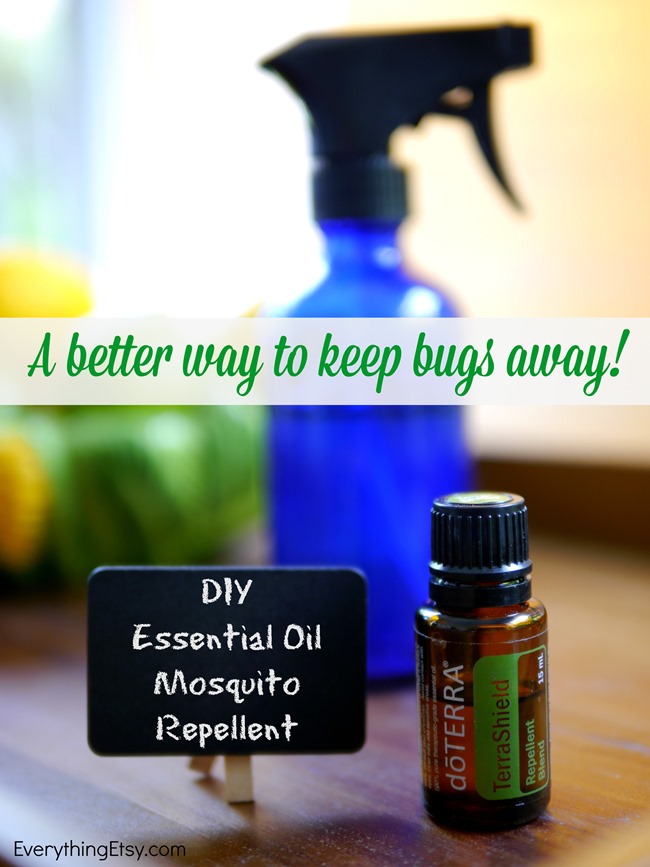 DIY Essential Oil Mosquito Repellent l A better way to keep bugs away! l EverythingEtsy.com