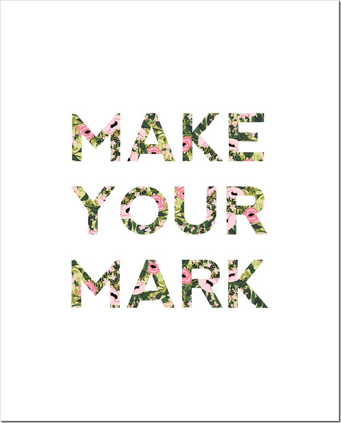 Make Your Mark