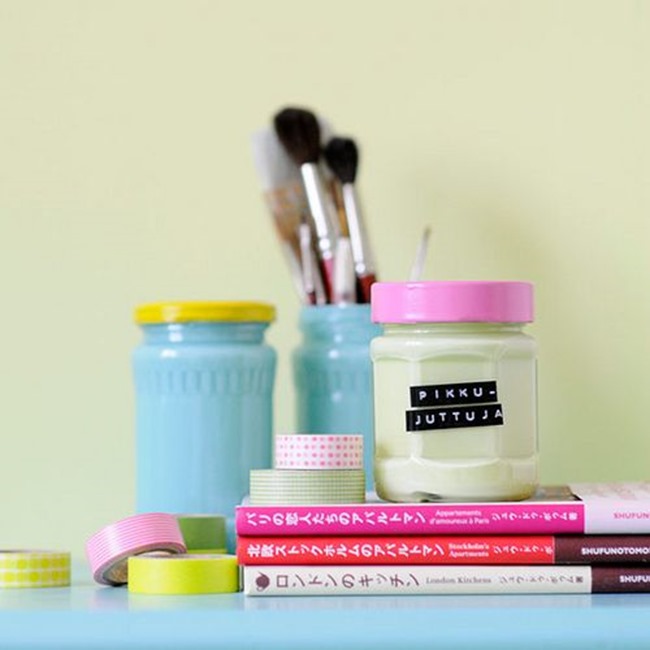 craft room ideas - jars