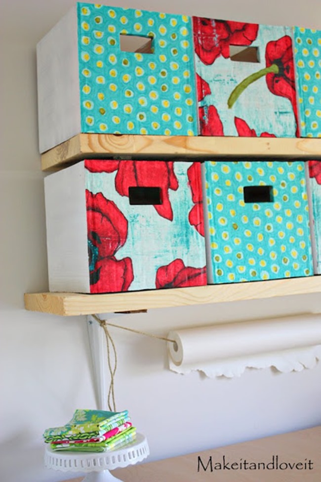 diy storage container - covered box