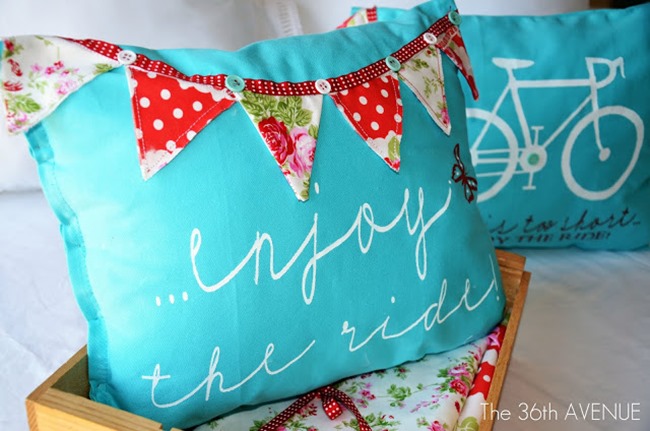 pillow tutorial - bike