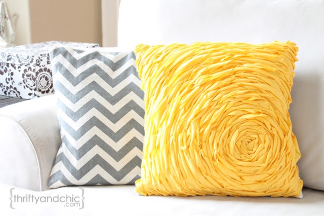 pillow tutorial - rosette