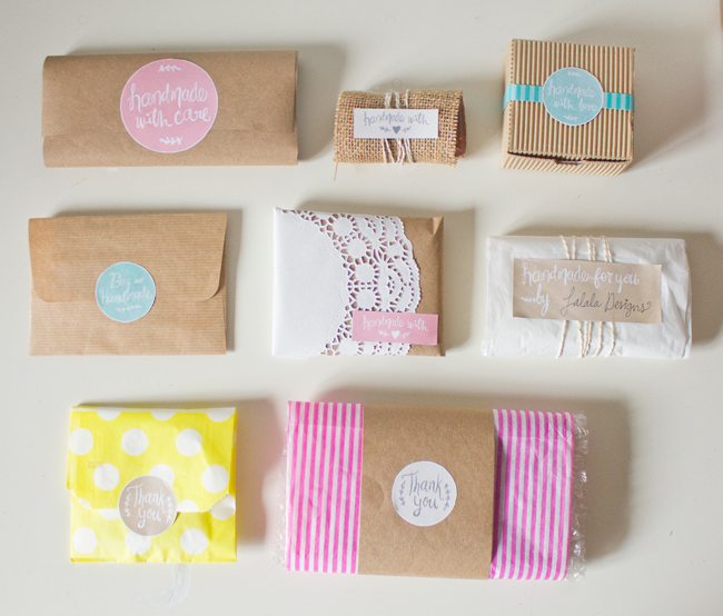 Beautiful Handmade Printable Labels