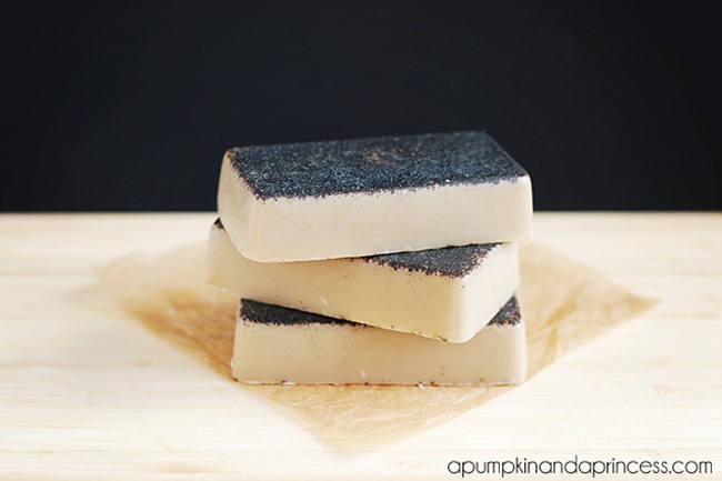 DIY homemade soap - vanilla