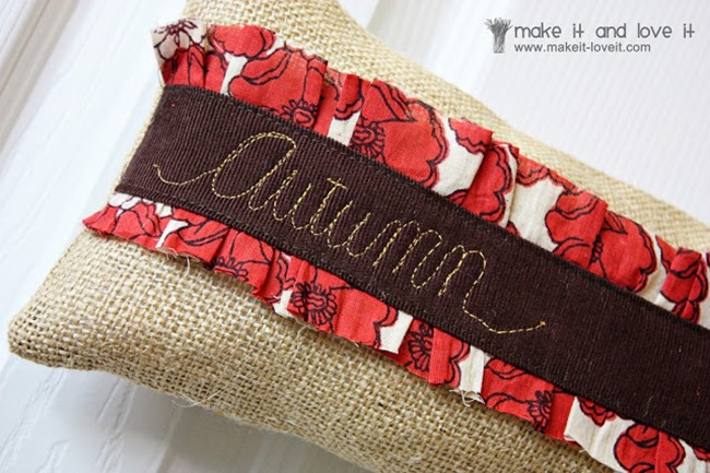 Fall Sewing Tutorials - Door Decoration