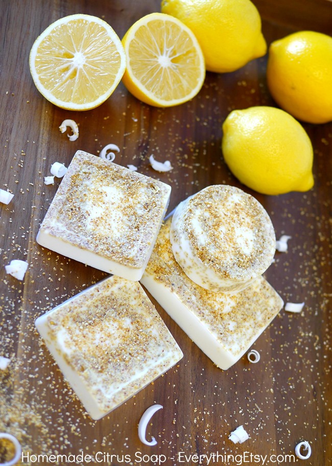 Homemade Citrus Soap Recipe on EverythingEtsy.com