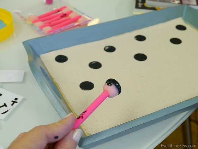 Stencil dots