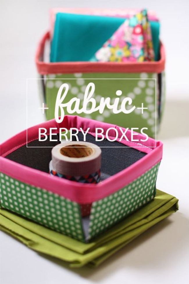 crafty ways to organize - berry basket 2