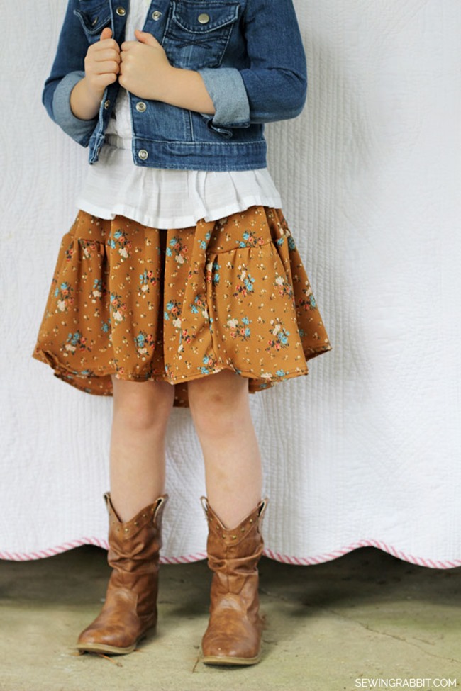 fall sewing tutorial - skirt