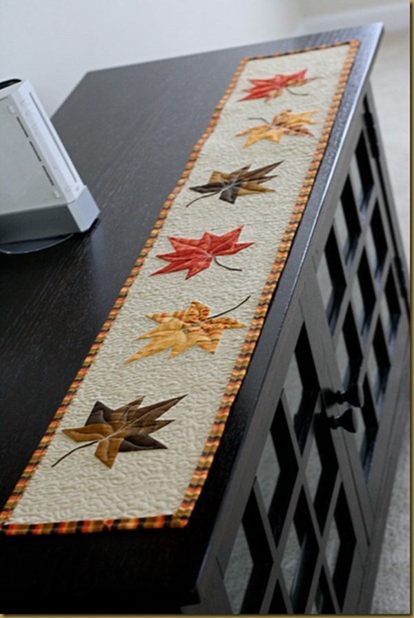 fall sewing tutorial - table runner