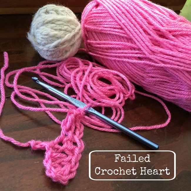 Craft Fail - crochet heart on EverythingEtsy.com