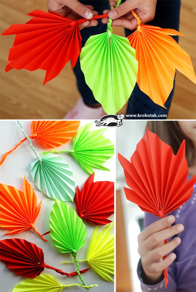 diy leaf decor for fall