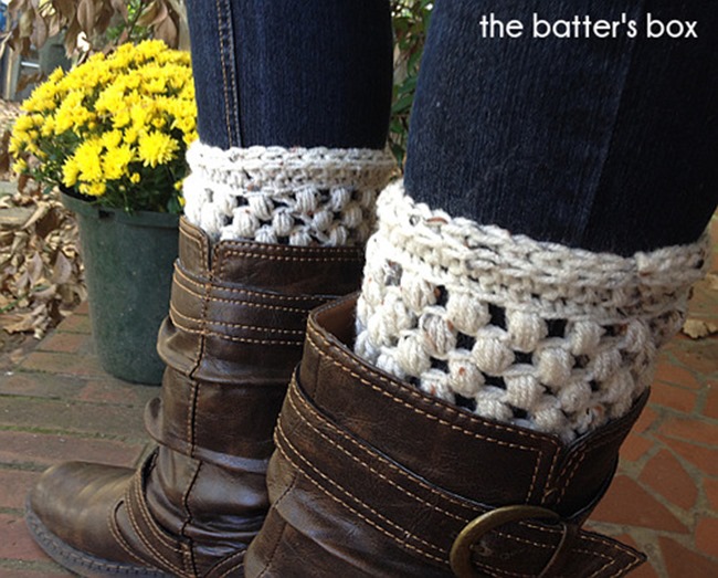 free crochet boot cuff pattern 6