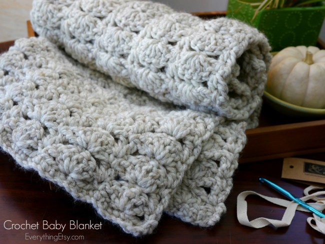 Crochet Baby Blanket on Everything Etsy