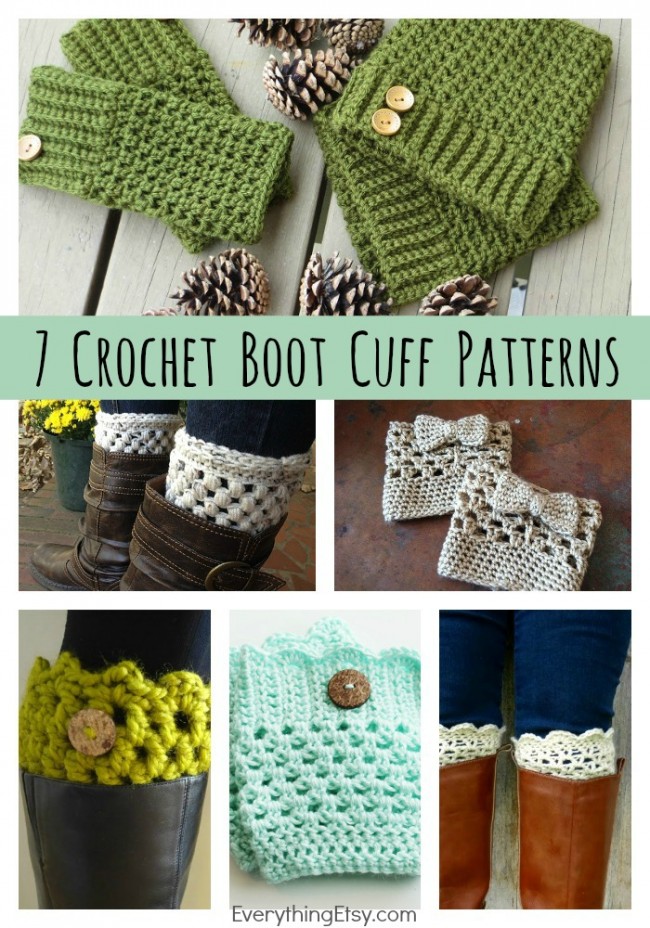 Free Crochet Boot Cuff Patterns {Free Designs} on EverythingEtsy.com