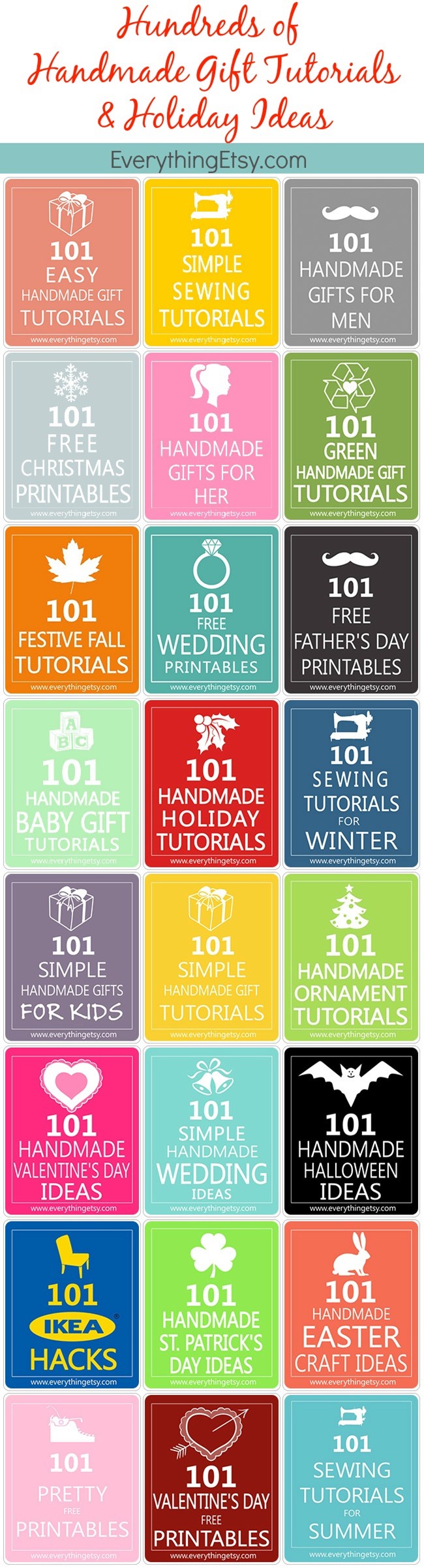 Handmade Gift Tutorials & Holiday Ideas...Hundreds of them on EverythingEtsy.com