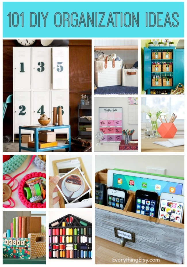 101 DIY Organization Ideas