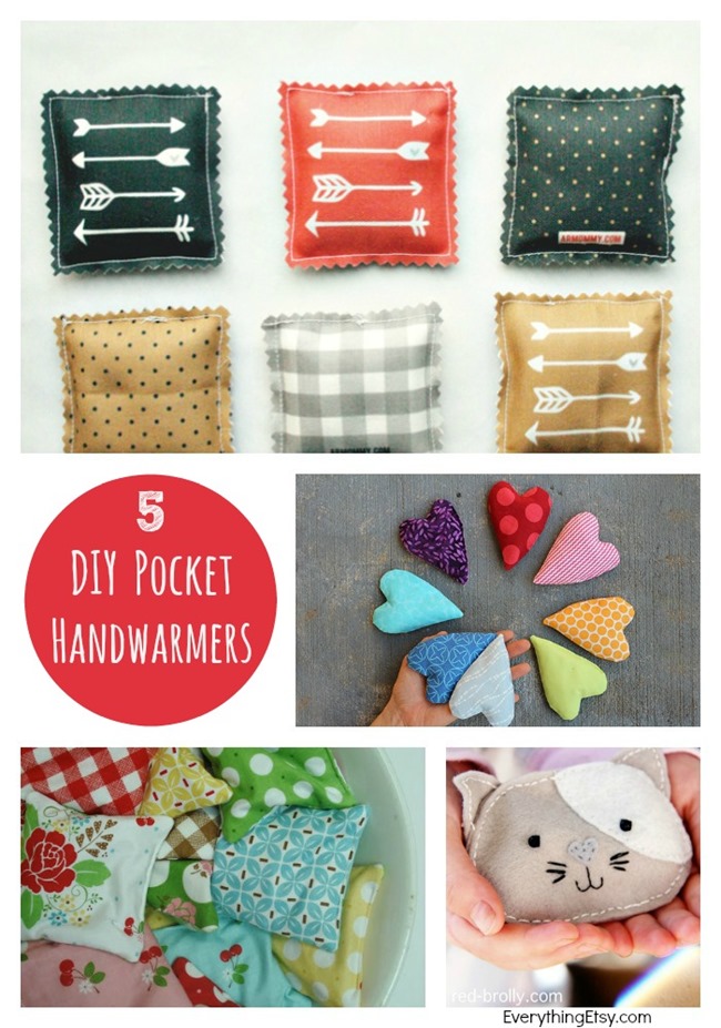 5 DIY Pocket Handwarmers Sewing Tutorials - EverythingEtsy.com