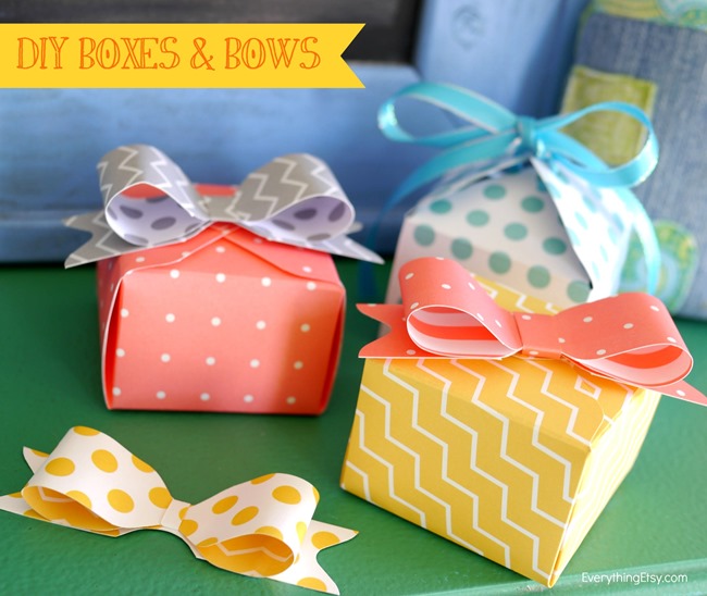 DIY Boxes and Bows - We R Memory Makers Punch