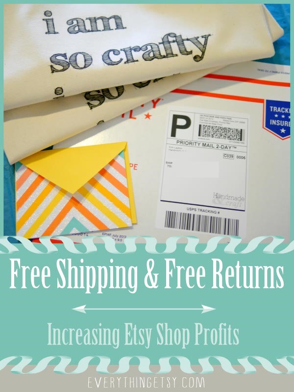 Free Shipping and Free Returns Etsy Profits