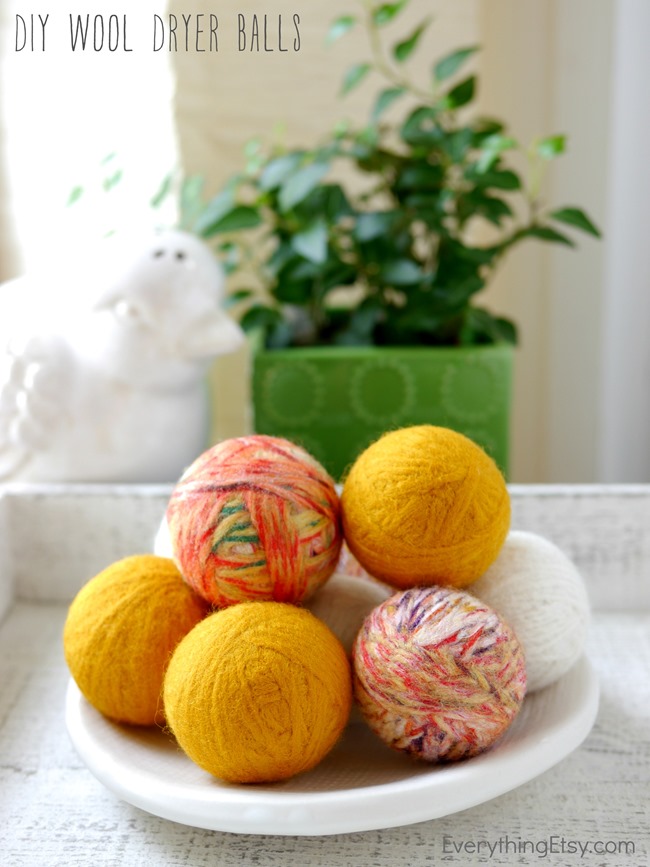 Make Wool Dryer Balls - Tutorial on EverythingEtsy.com