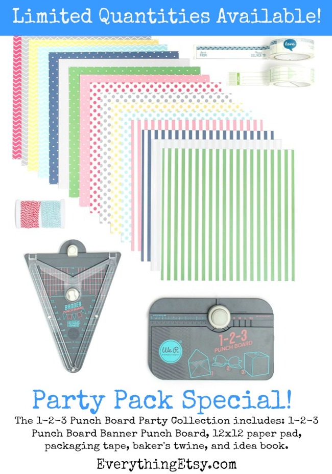 Punch Board Party Collection Special - Limited quantities available on this crazy deal!  EverythingEtsy.com