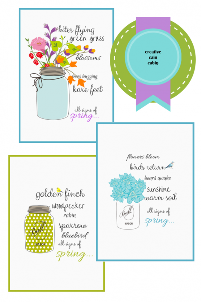 free spring printables