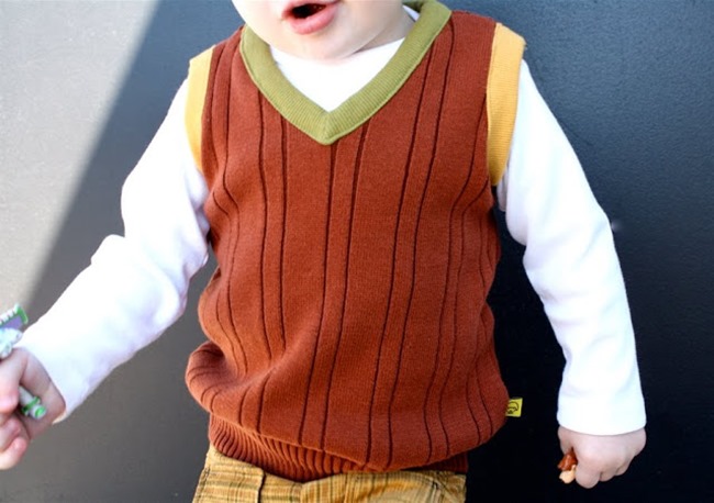 sewing patterns for boys - sweater vest