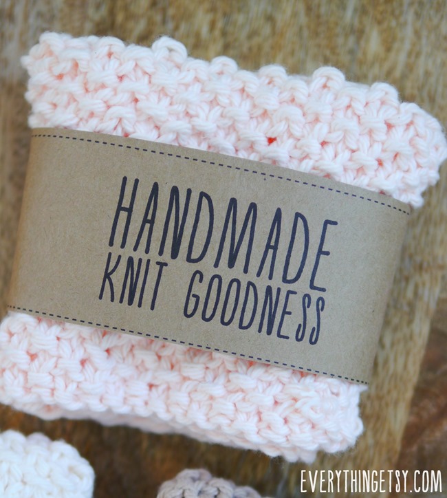 Handmade Knit Goodness Labels - Free Printables on EverythingEtsy.com