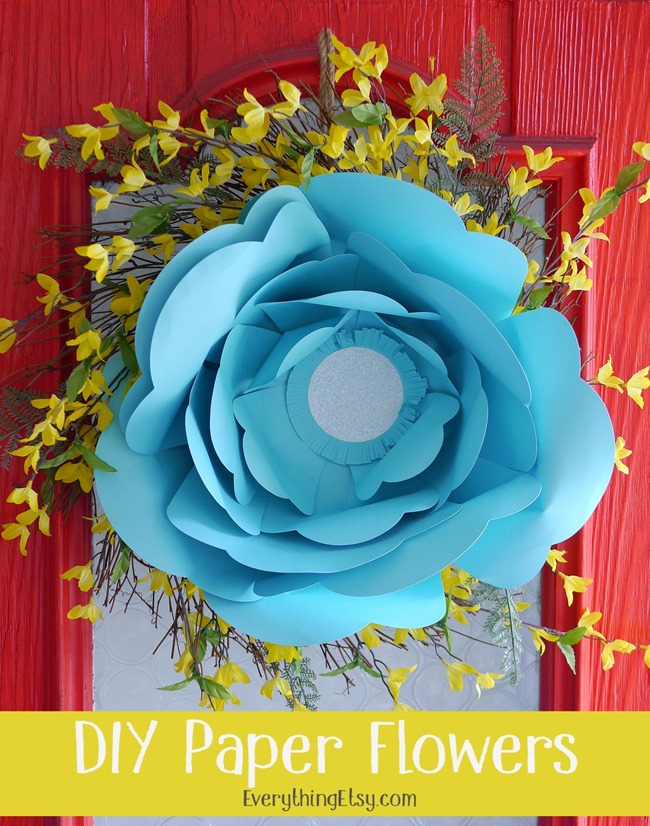 DIY Paper Flowers- perfect for party decorating! EverythingEtsy.com