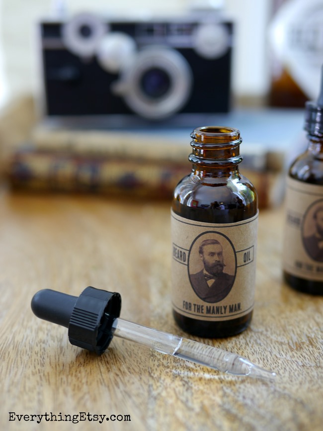 Gifts for Men - Create DIY Beard Oil in minutes! #tutorial EverythingEtsy.com
