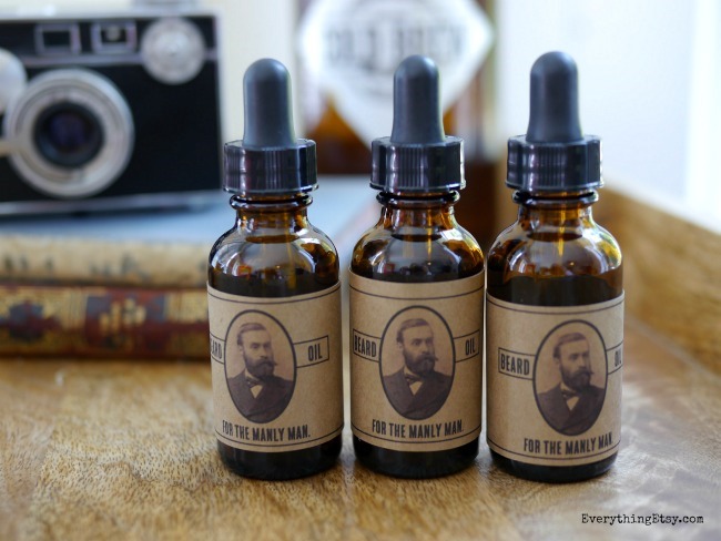 Homemade Beard Oil - Gifts for Men on EverythingEtsy
