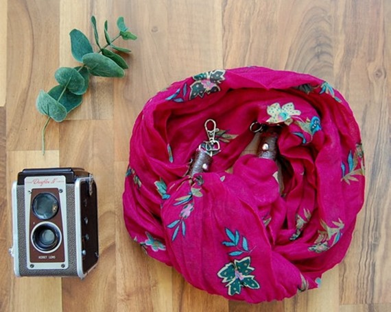 Mother's Day gift on etsy - scarf camera strap