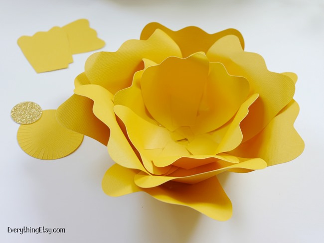 Next Step DIY Paper Flower on EverythingEtsy.com