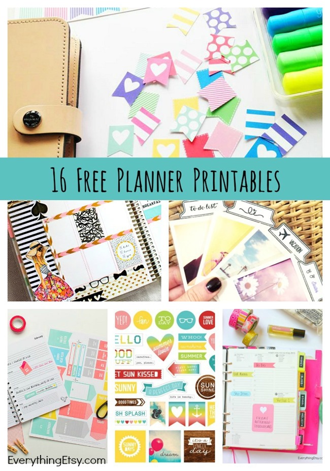 16 Free Planner Printables 