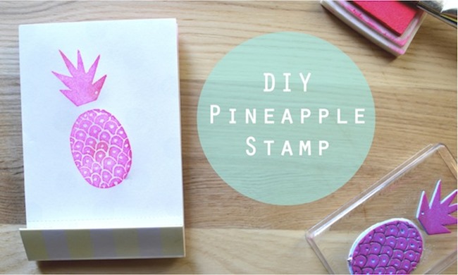 DIY Pineapple Stamp