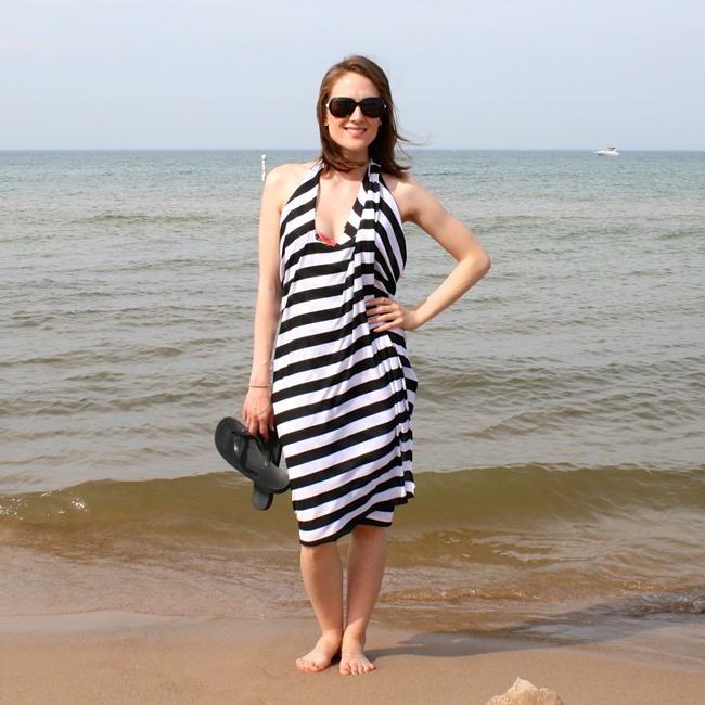 no sew diy beach coverup