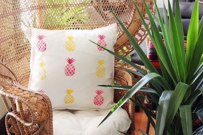 pineapple pillow diy