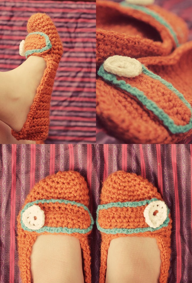 Cute Crochet Slippers - Free Pattern