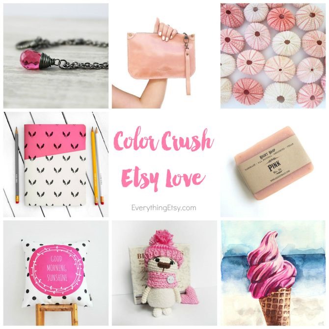 Pink Etsy Love on EverythingEtsy.com