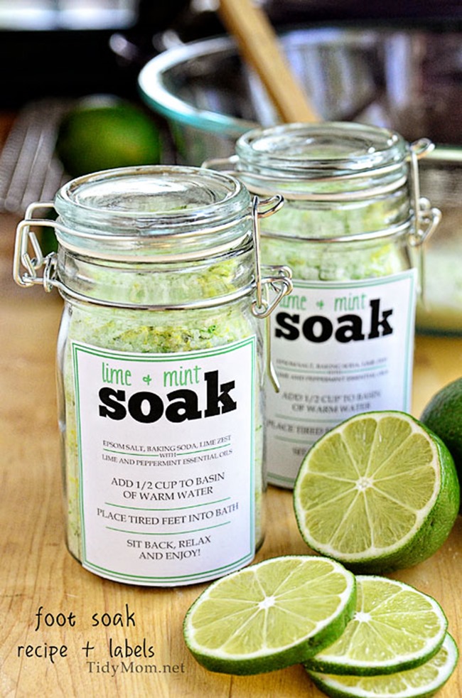 lime foot soak