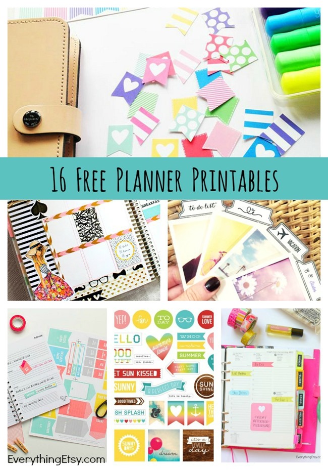 Planner Girl Free Printable {plus stickers and more!} - EverythingEtsy.com