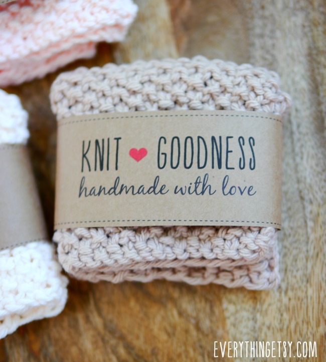 Knit Goodness Handmade Printable Labels - EverythingEtsy.com