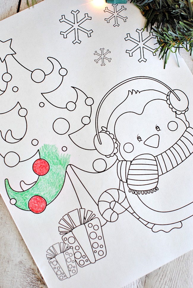 Christmas Free Printables Coloring 4