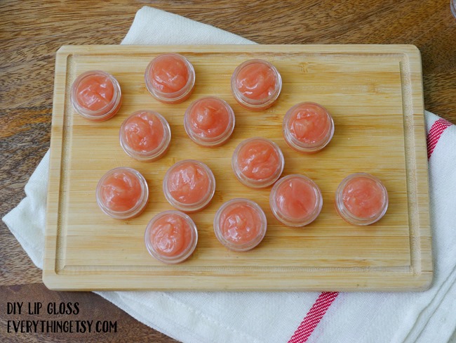 DIY Gift - Homemade Lip Gloss - Tutorial on EverythingEtsy.com