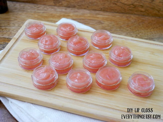 DIY Lip Gloss - Just a few supplies! EverythingEtsy.com