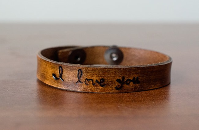 Etsy - leather bracelet