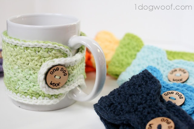 Free crochet pattern - coffee cozy