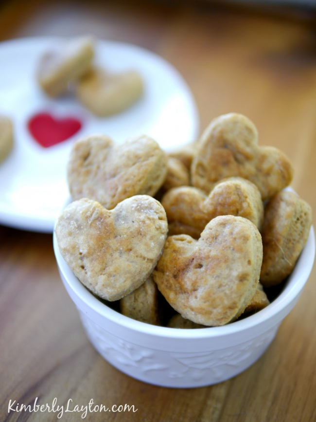 Valentine's Day Dog Treat Recipe...cute! EverythingEtsy